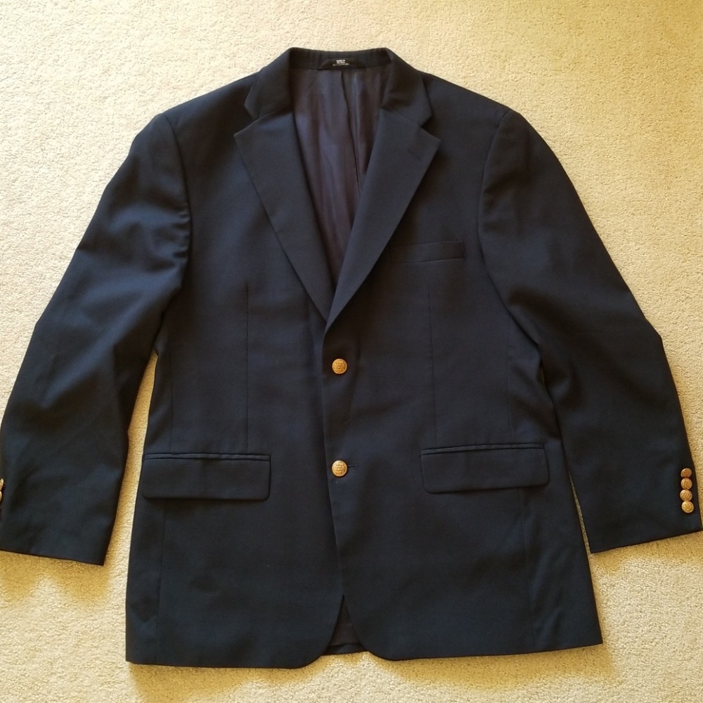 Navy Blue Suit Coat